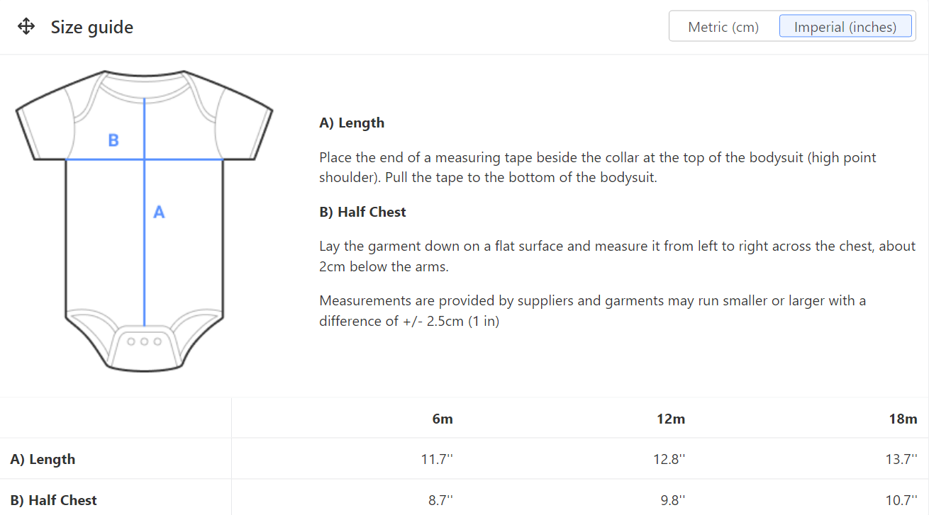 HWH Classic Baby Short Sleeve Bodysuit